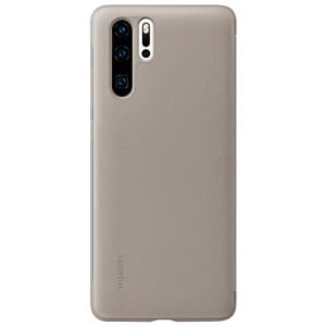 Husa Huawei P30 pro Smart View Flip Cover kaki - imagine 3