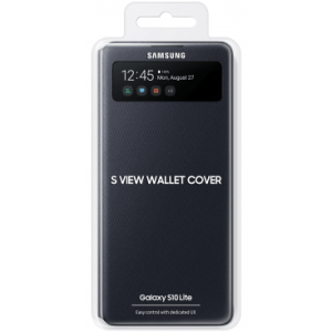 Husa Samsung Galaxy S10 Lite S View Wallet neagra originala - imagine 5