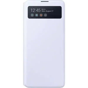 Husa Samsung Galaxy Note 10 Lite S View Wallet Cover originala alba EF-EN770