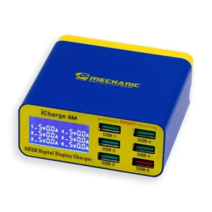 Statie incarcare 6 porturi usb QC 3.0 fast charging Mechanic - imagine 6