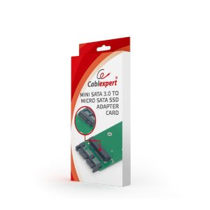 Adaptor mini SATA 3.0 la micro SATA 1.8'' SSD adapter card - imagine 2