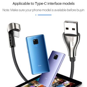 Cablu date incarcare Type C fast charge 3A 1M - imagine 2