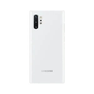 Husa Samsung Galaxy Note 10 plus/Note 10 plus 5G Led Cover Alba EF-KN975CWEGWW originala - imagine 2