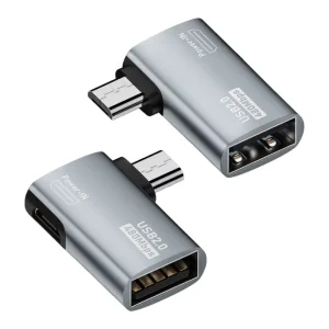 Adaptor OTG Micro USB Tata Micro USB Mama si USB 2.0 - imagine 3