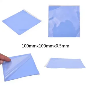 Pad termic 100mmx100mmx0.5mm GPU CPU albastru