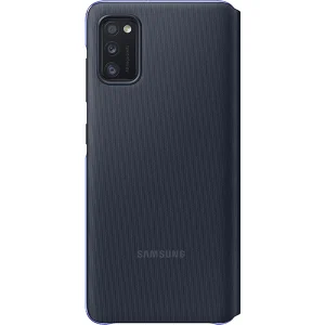 Husa Samsung Galaxy A41 Smart S View Wallet cover neagra originala - imagine 3