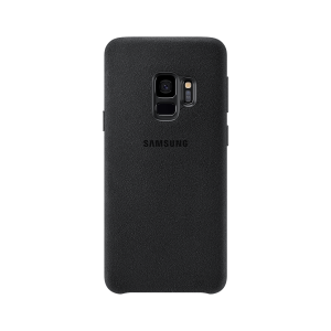 Husa Samsung Galaxy S9 Alcantara Cover neagra EF-XG960ABEGWW Originala - imagine 3