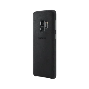 Husa Samsung Galaxy S9 Alcantara Cover neagra EF-XG960ABEGWW Originala - imagine 4