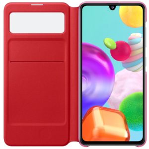 Husa Samsung Galaxy A41 Smart S View Wallet cover alba originala - imagine 4