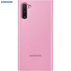 Husa Samsung Galaxy Note 10 10-5G Clear View Cover roz ZN970CPEGWW originala - imagine 4