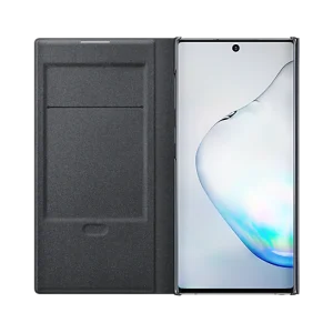 Husa Samsung Galaxy Note 10 Note 10 5G LED View Cover,neagra EF-NN970PBEGWW Originala - imagine 3