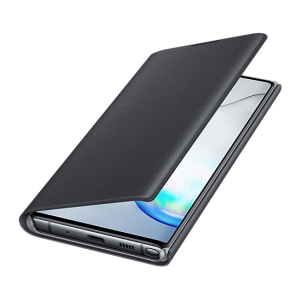 Husa Samsung Galaxy Note 10 Note 10 5G LED View Cover,neagra EF-NN970PBEGWW Originala - imagine 2