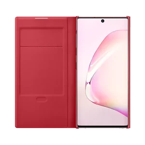 Husa Samsung Galaxy Note 10 Note 10 5G LED View Cover,rosie EF-NN970PREGWW Originala - imagine 4