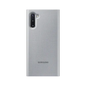Husa Samsung Galaxy Note 10 Note 10 5G LED View Cover,argintiu EF-NN970PSEGWW Originala - imagine 2