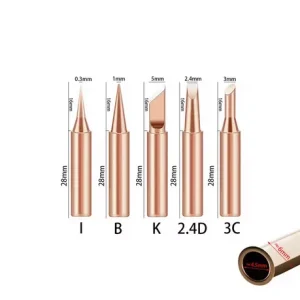 Set 5buc varfuri letcon 900m 4.5 mm aurii - imagine 1