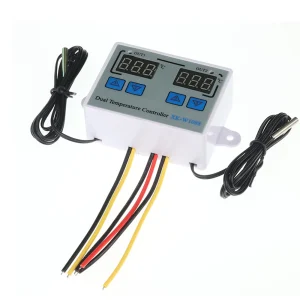 Termostat dublu 220VAC digital plus senzor temperatura - imagine 1