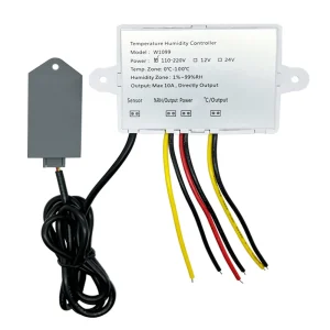 Termostat dublu W1099 Temperatura si Umiditate AC 220V 10A regulator termostat incubator - imagine 4