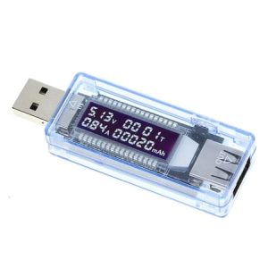Tester digital USB Voltmetru Ampermetru 3-9V 3A - imagine 2