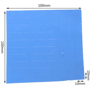 Pad Termal GPU CPU Heatsink Silicone Pad 10x10x0.5mm - 100 buc