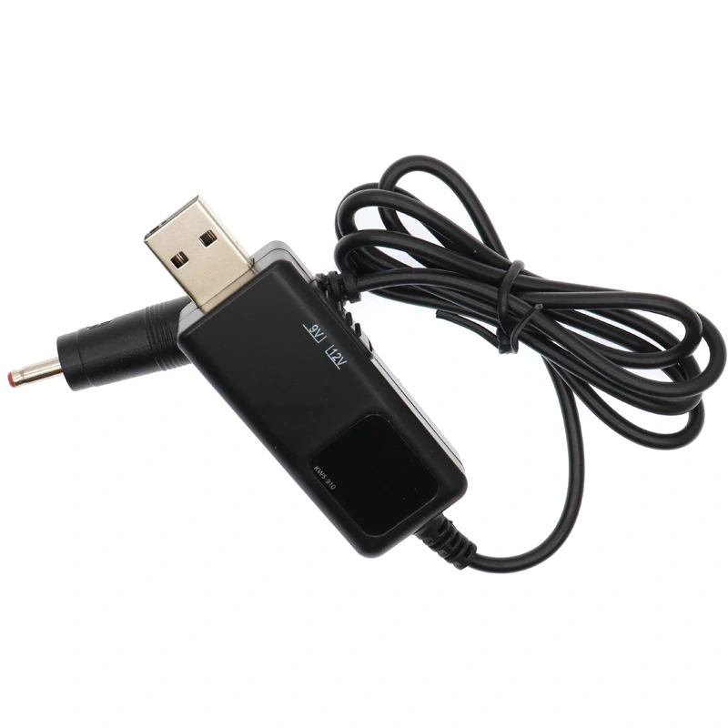 USB Boost Converter DC 5V la 9V 12V USB Step-up + adaptor mufa 3.5x1.35mm