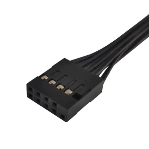 Adaptor/Spliter USB 2.0 9 pin la 2 usb placa baza calculator cablu extensie 17cm - imagine 3