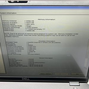 Laptop SH Dell Precision 3541 i7-9750H 16Gb RAM SSD NVME 512 GB - imagine 3