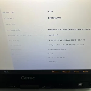 Laptop SH GETAC Fully Rugged i5-4300U 2x SSD 256Gb M2 12GB Ram Touchscreen convertible Tablet - imagine 4