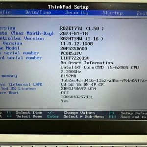 Laptop SH Lenovo Thinkpad X260 i5-6200U SSD 240GB baterie interna + baterie externa NOUA - imagine 2