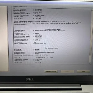 Laptop SH Dell Latitude 7300 i7-8665U 16gb RAM SSD NVME 512 13.3 FHD - imagine 2