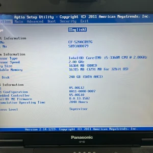 Laptop SH Panasonic Toughbook CF 52 i5-3360M RAM 16GB SSD 120GB aliaj de magneziu diagnoza auto - imagine 2