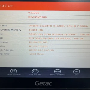 Laptop SH GETAC Fully Rugged i5-5200U 2xSSD M2 256gb 16GB Ram Touchscreen convertible Tablet - imagine 2