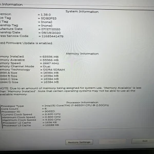 Laptop/Workstation SH Dell Precision 7740 i7-9850H 64 GB RAM RTX 5000 16 gb SSD 512gb - imagine 2