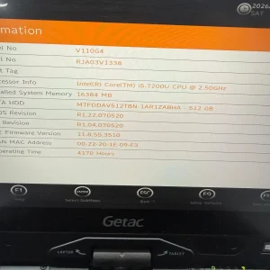 Laptop diagnoza auto GETAC v110 g4 Fully Rugged i5-7200U SSD 512Gb 16GB Ram SH - imagine 3