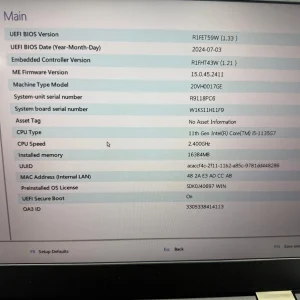 Laptop SH Lenovo Thinkpad L13 Gen 2 i5-1135G7 SSD NVME 512gb 16gb RAM - imagine 2