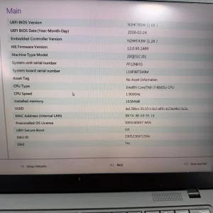 Laptop SH Lenovo X1 Carbon gen 7 i7-8665U 16gb ram baterie noua TOUCHSCREEN - imagine 2