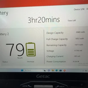 Laptop SH GETAC v110 g4 Fully Rugged i5-7200U SSD Diagnoza Auto - imagine 13