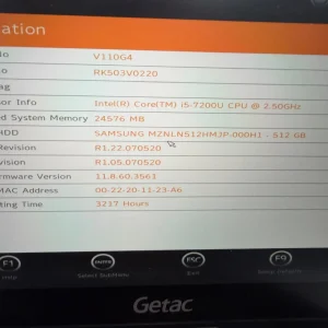 Laptop SH GETAC v110 g4 i5-7200U SSD 512Gb 24GB Ram Fully Rugged - imagine 2