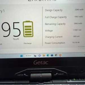 Laptop/Tableta SH GETAC V110 G4 i5-7200U 16GB RAM SSD 512GB - imagine 12