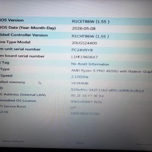 Laptop SH Lenovo x13 gen 1 Amd Ryzen 5 PRO 4650U 16gb RAM SSD 256gb - imagine 2